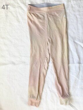 (🎨$3 PLAY) Loulou Lollipop 4T Toddler Girl Tie Dye Pink Orange Leggings Spring